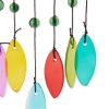 Glass Leaves Colorful Wind Chimes - Butterfly