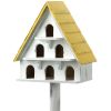 Three-Story A-Frame Wood Bird Condo