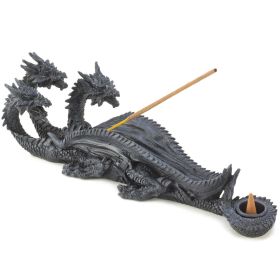 Three-Headed Dragon Cone or Stick Incense Holder