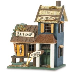 Bass Lake Lodge & Bait Shop Birdhouse