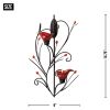 Red Calla Lily Wall Candle Holder