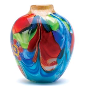 Handcrafted Art Glass Vase