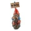 Sleeping Gnome On Strike Garden Decor or Figurine