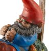 Sleeping Gnome On Strike Garden Decor or Figurine