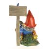 Sleeping Gnome On Strike Garden Decor or Figurine