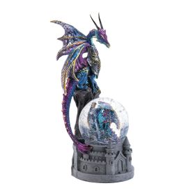 Dragon and Castle Snow Globe