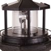 Solar Lighthouse Garden Decor with Rotating Light