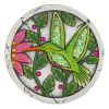 Green Hummingbird Cement Garden Stepping Stone