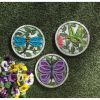 Green Hummingbird Cement Garden Stepping Stone