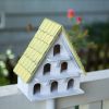 Three-Story A-Frame Wood Bird Condo