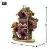 Multi-Level Wood Bird Lodge