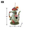 Fanciful Tall Teapot Birdhouse