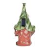 Leaf-Hat Gnome with Welcome Arrow Sign Solar Garden Light