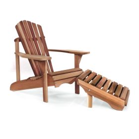 Adirondack Chair and Ottoman