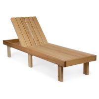 Reclining Cedar Chaise Lounger