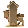 Multi-Level Wood Bird Lodge