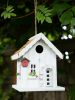 Cottage Bird House with Trellis Front Door